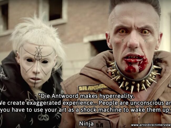 Die Antwoord - Hyperreality Quote - Ninja