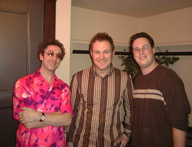 Craig McClune, David Gray and Stefan Goldby at The Shrine Auditorium