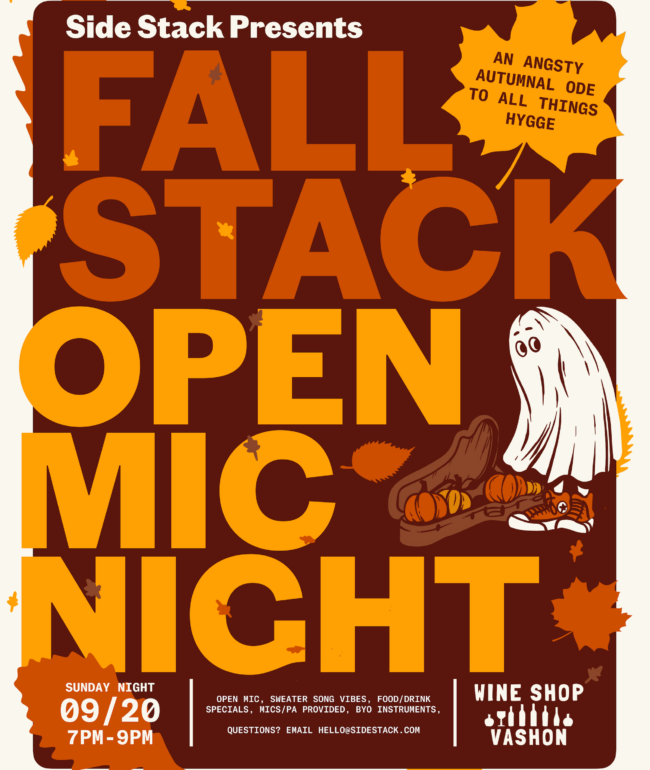 Side Stack Presents Open Mic Poster