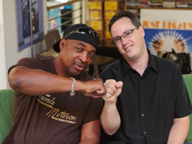 Chuck D at Fingerprints with Stefan Goldby