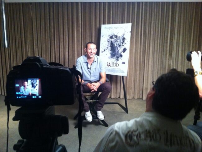 Chester Bennington Buzzine interview at SLS Hotel