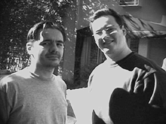 Laurent Garnier in Hollywood with Stefan Goldby