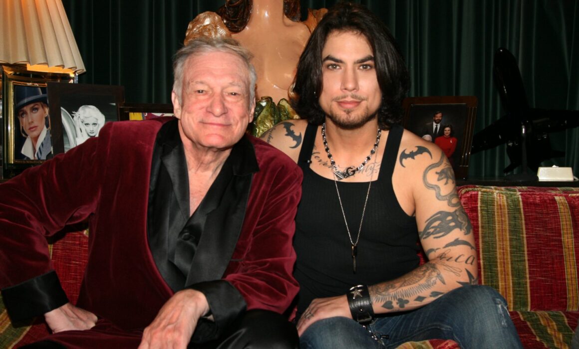 Hugh Hefner and Dave Navarro - Spread TV at the Playboy Mansion