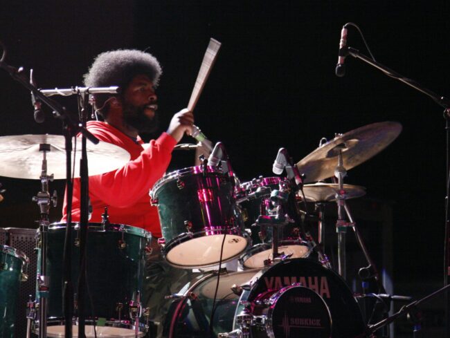 Questlove of The Roots live on Stage 5 in Los Angeles, CA