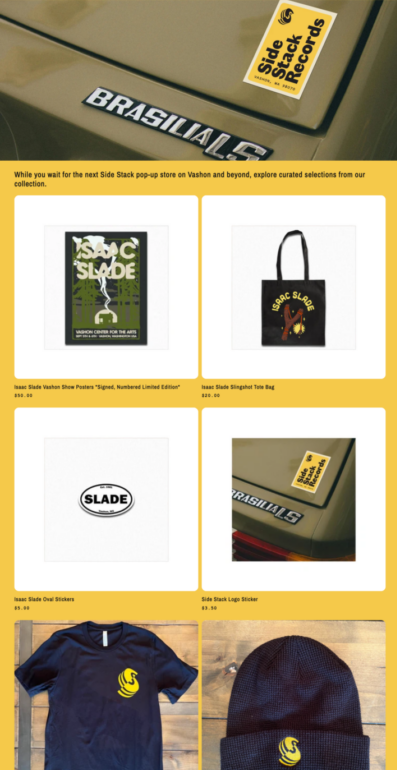 Side Stack online store