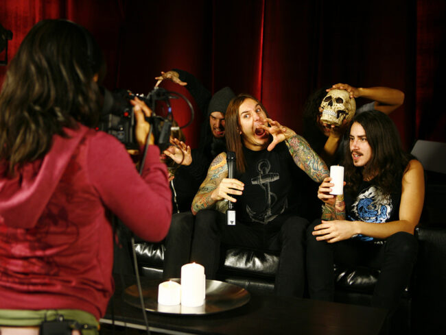As I Lay Dying interview on Spread TV