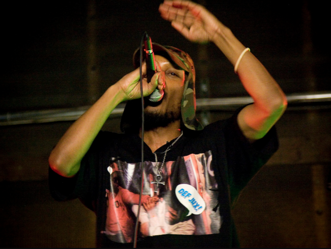 Del Tha Funkee Homosapien live on Stage 5 in Los Angeles