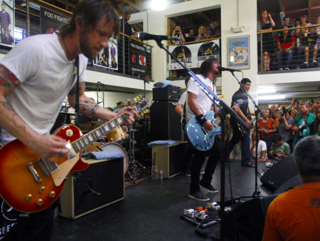 Foo Fighters Live At Fingerprints Long Beach Record Store Day