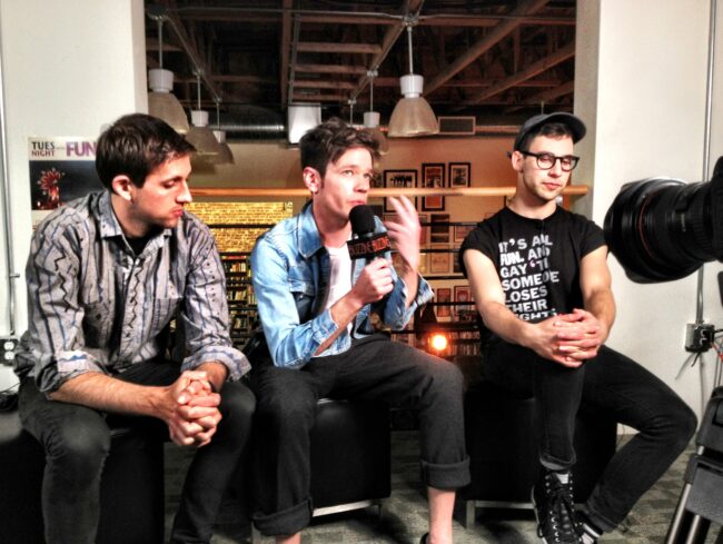 fun. Interview at Fingerprints in Long Beach