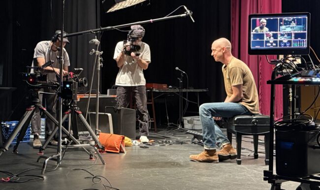Isaac Slade interview shoot