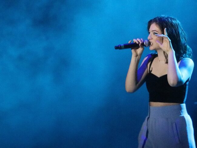 Lorde live at Memorial Stadium in Seattle, WA