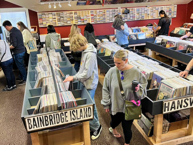 Record Store day at Rockin' Ruby's in Poulsbo, WA