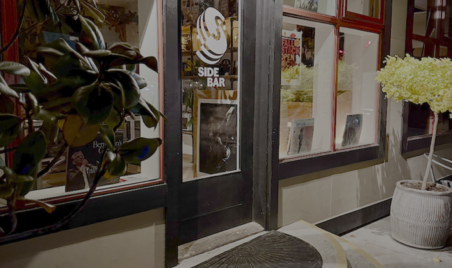 Side Bar pop-up on Vashon Island