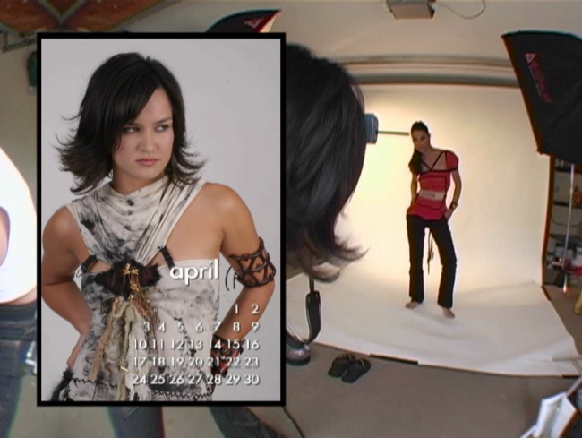 X-Girls Tahitia Hicks and Joey Mead at Chemistry Productions Studio in Culver City, CA